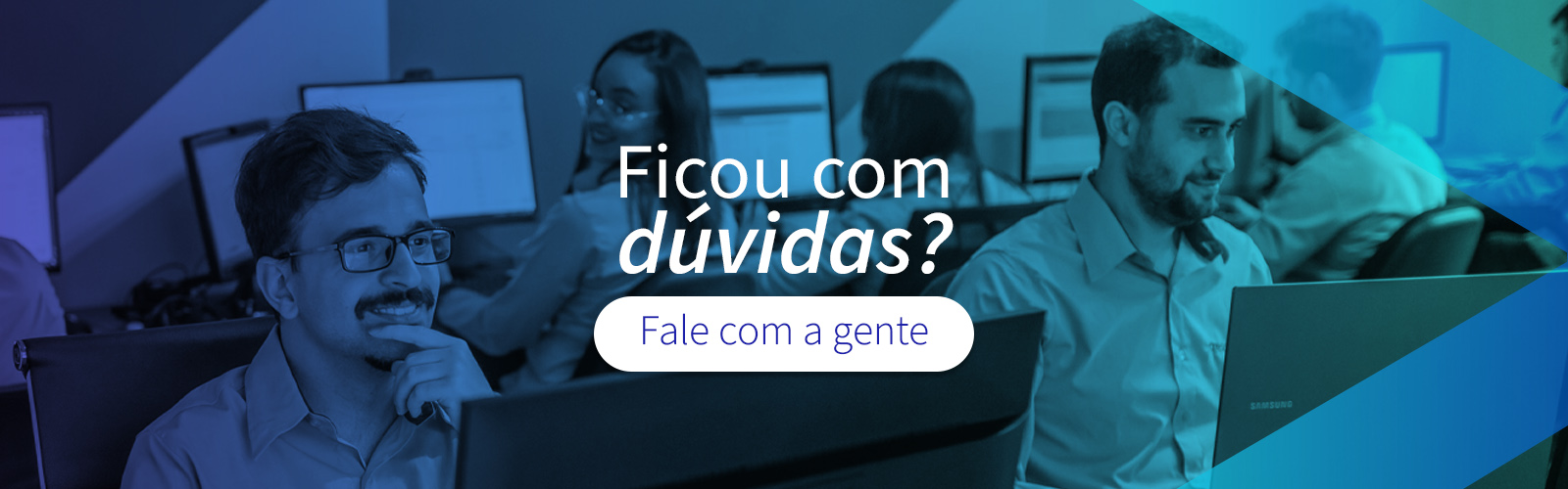 Banner para contato com a Crescento